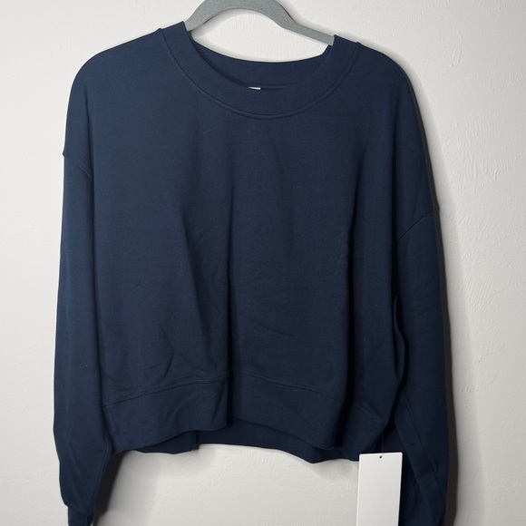 lululemon athletica Tops - Lululemon Perfectly Oversized Cropped Crew